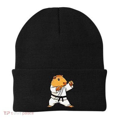 Karate Capybara Funny Martial Arts Mma Beanie
