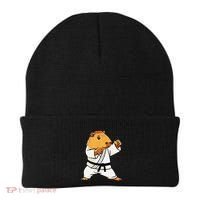 Karate Capybara Funny Martial Arts Mma Beanie thumb 0
