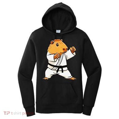 Karate Capybara Funny Martial Arts Mma Women's Hoodie