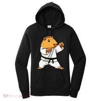 Karate Capybara Funny Martial Arts Mma Women's Hoodie thumb 0