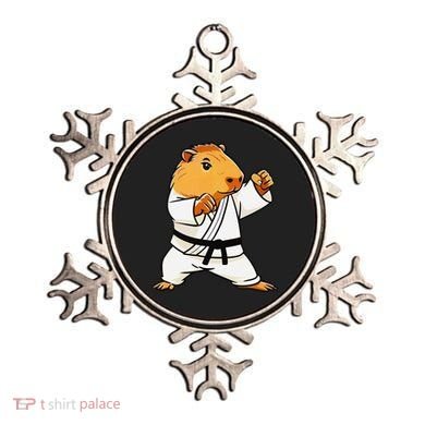 Karate Capybara Funny Martial Arts Mma Ornament