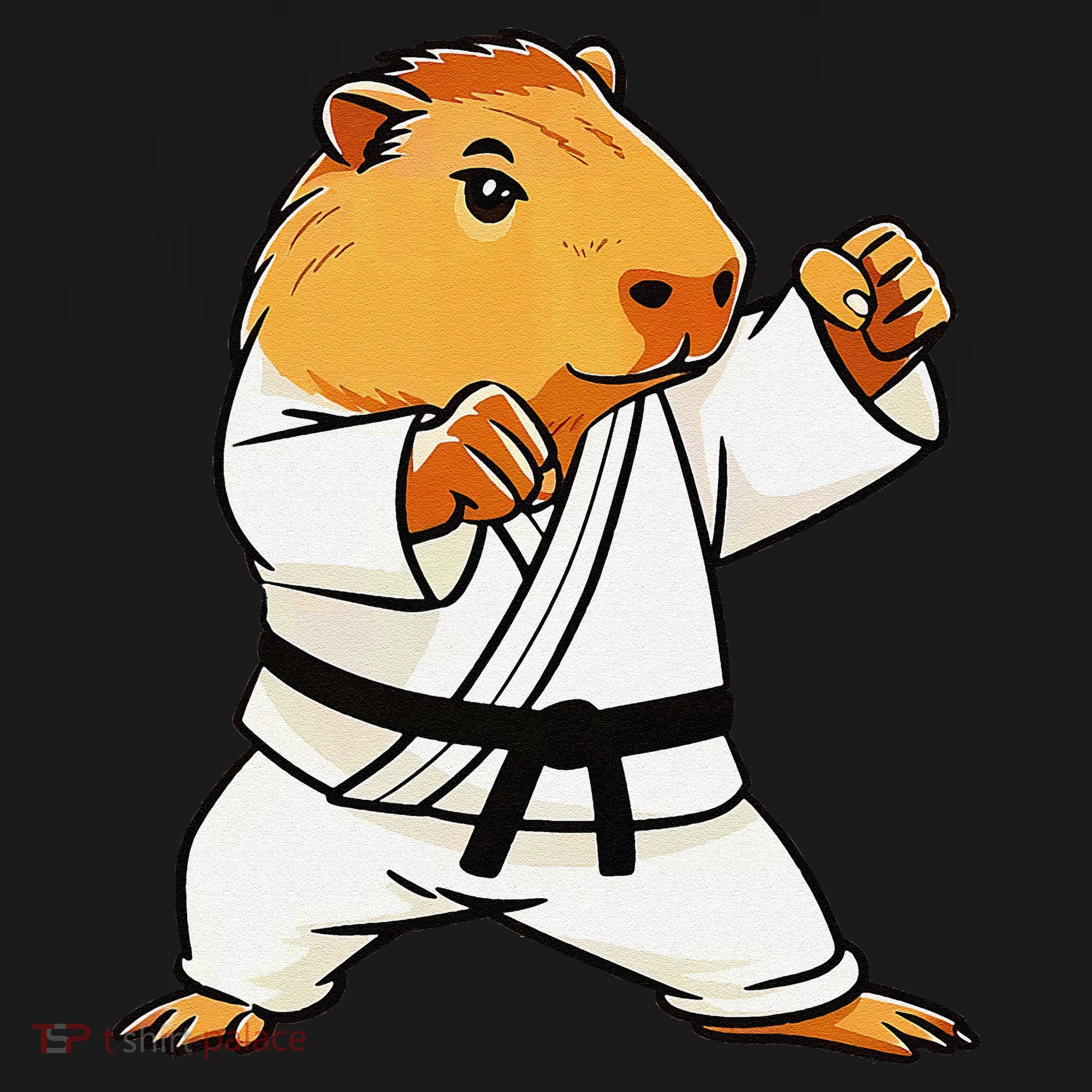 Karate Capybara Funny Martial Arts Mma Baby Bodysuit