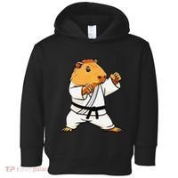 Karate Capybara Funny Martial Arts Mma Toddler Hoodie thumb 0