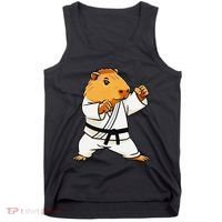 Karate Capybara Funny Martial Arts Mma Tank Top thumb 0