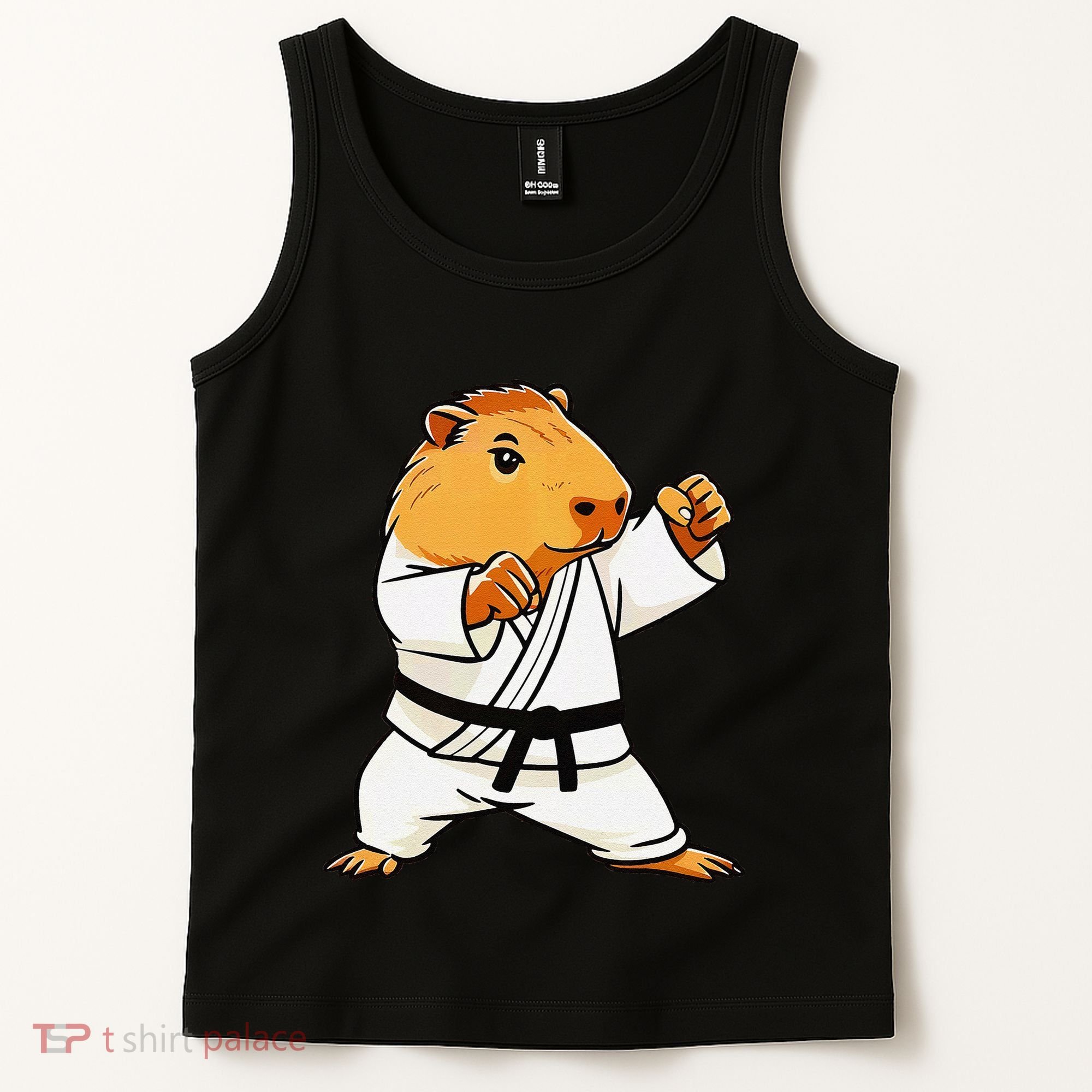Karate Capybara Funny Martial Arts Mma Tank Top