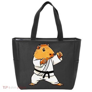 Karate Capybara Funny Martial Arts Mma Tote Bag