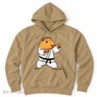 Karate Capybara Funny Martial Arts Mma Hoodie thumb 0