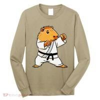 Karate Capybara Funny Martial Arts Mma Long Sleeve Shirt thumb 0