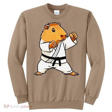 Karate Capybara Funny Martial Arts Mma Sweatshirt