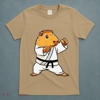 Karate Capybara Funny Martial Arts Mma T-Shirt thumb 5