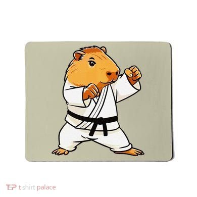 Karate Capybara Funny Martial Arts Mma Mousepad