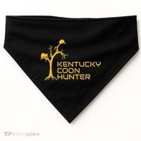 Kentucky Coon Hunter Fun Raccoon Hunting USA-Made Doggie Bandana thumb 0