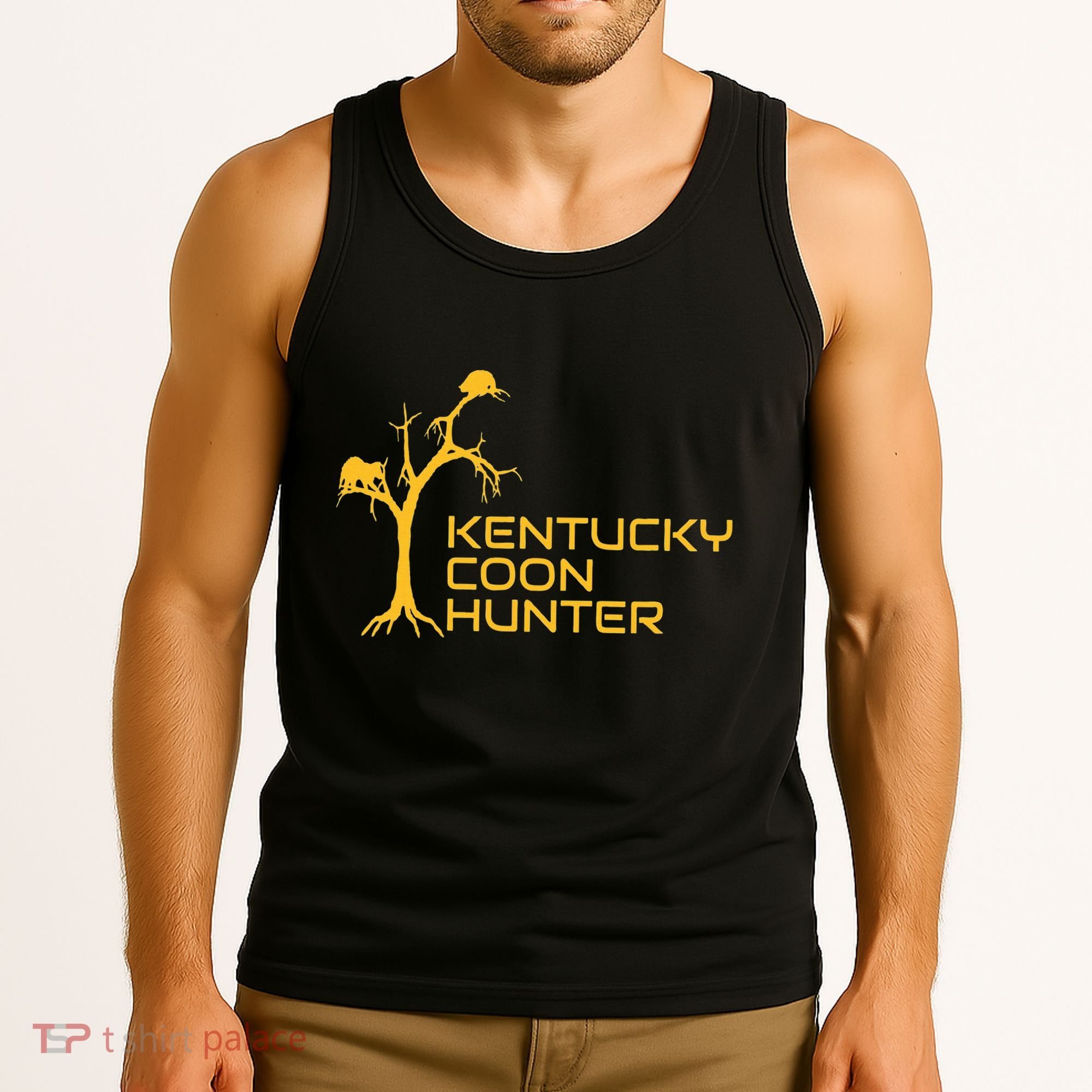 Kentucky Coon Hunter Fun Raccoon Hunting Tank Top