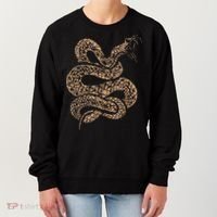 King Cobra Hissing Distressed Snake Lover Gift Women's Sweatshirt thumb 0