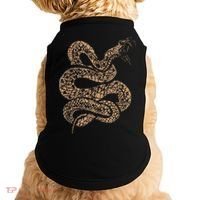 King Cobra Hissing Distressed Snake Lover Gift Doggie Tank thumb 0