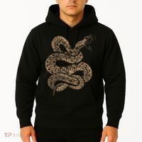 King Cobra Hissing Distressed Snake Lover Gift Hoodie thumb 2