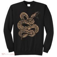 King Cobra Hissing Distressed Snake Lover Gift Sweatshirt thumb 0
