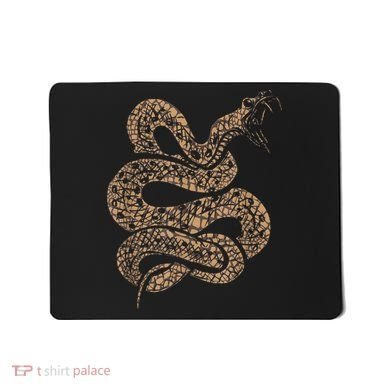 King Cobra Hissing Distressed Snake Lover Gift Mousepad