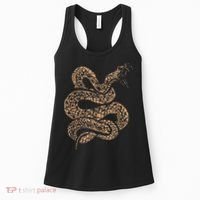 King Cobra Hissing Distressed Snake Lover Gift Women's Tank Top thumb 0
