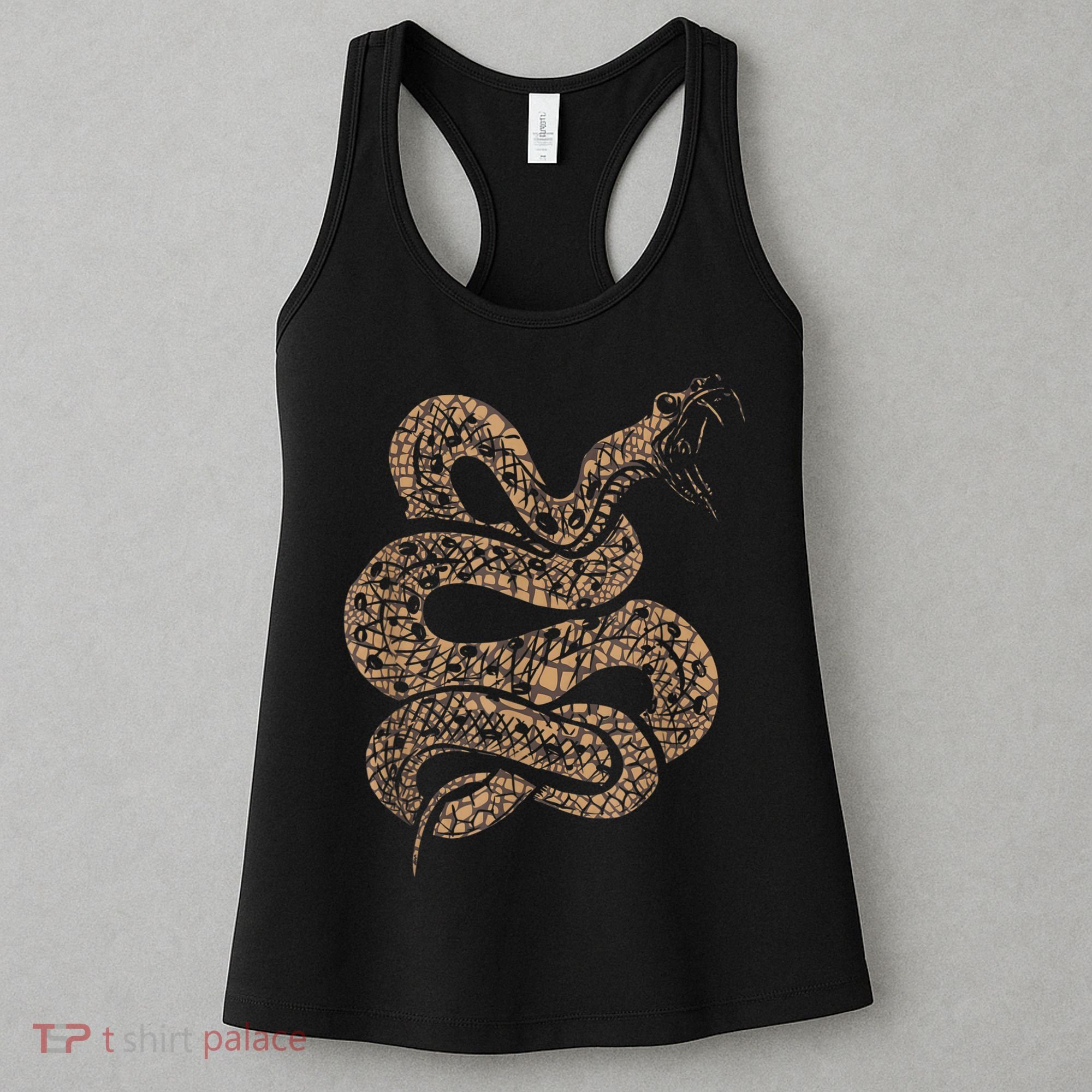 King Cobra Hissing Distressed Snake Lover Gift Women's Tank Top