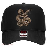 King Cobra Hissing Distressed Snake Lover Gift Hat thumb 0