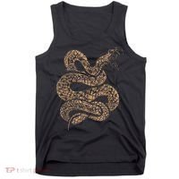 King Cobra Hissing Distressed Snake Lover Gift Tank Top thumb 0
