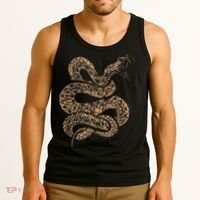 King Cobra Hissing Distressed Snake Lover Gift Tank Top thumb 3