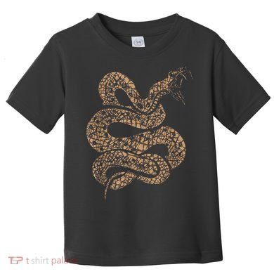 King Cobra Hissing Distressed Snake Lover Gift Toddler T-Shirt