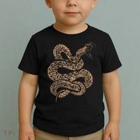 King Cobra Hissing Distressed Snake Lover Gift Toddler T-Shirt thumb 2