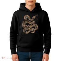 King Cobra Hissing Distressed Snake Lover Gift Kids Hoodie thumb 4