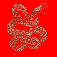 King Cobra Hissing Distressed Snake Lover Gift Santa Hat thumb 1