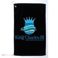 King Charles III Improvement District Golf Towel thumb 0