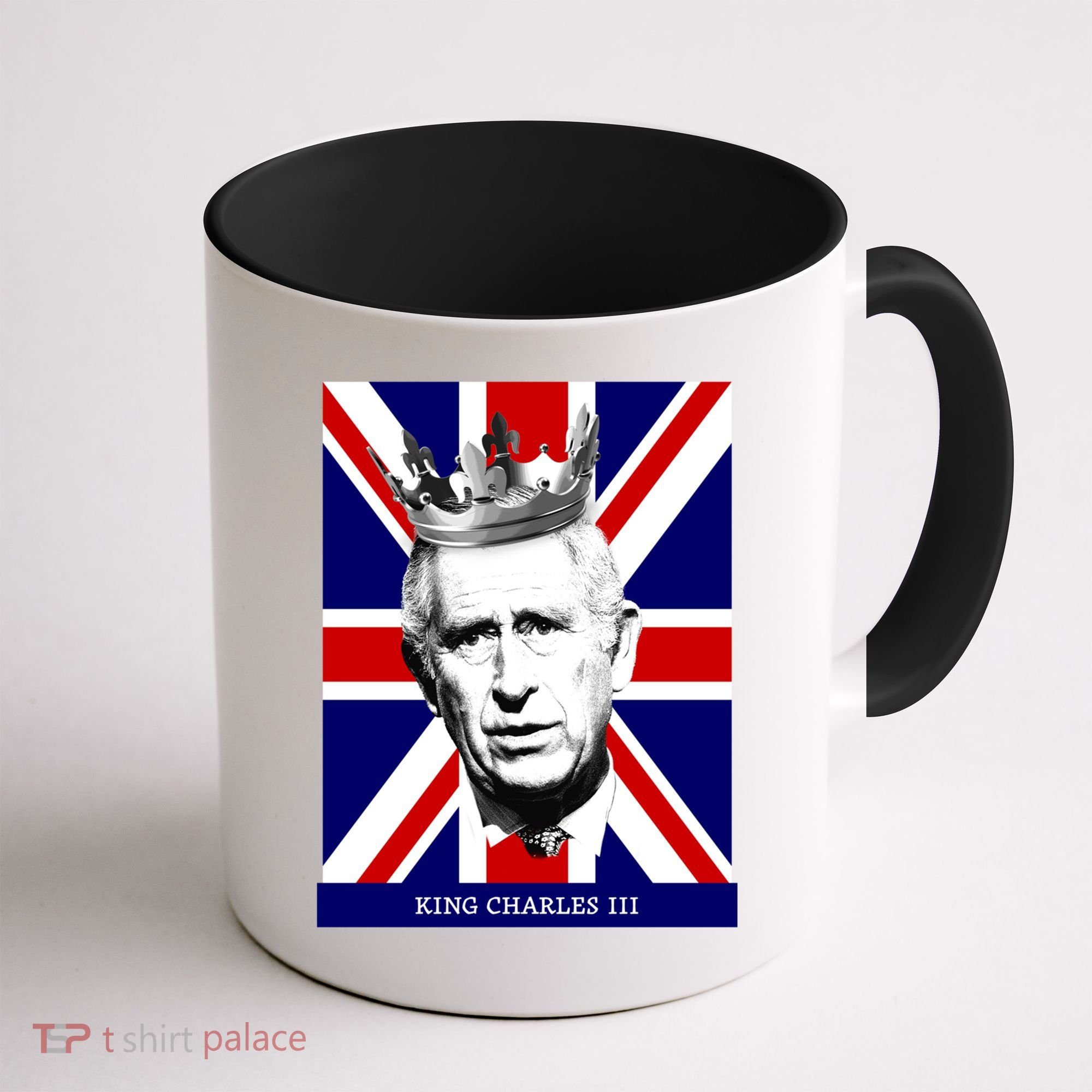 King Charles Iii Funny Gift Union Jack Royal Family Great Gift Coffee Mug