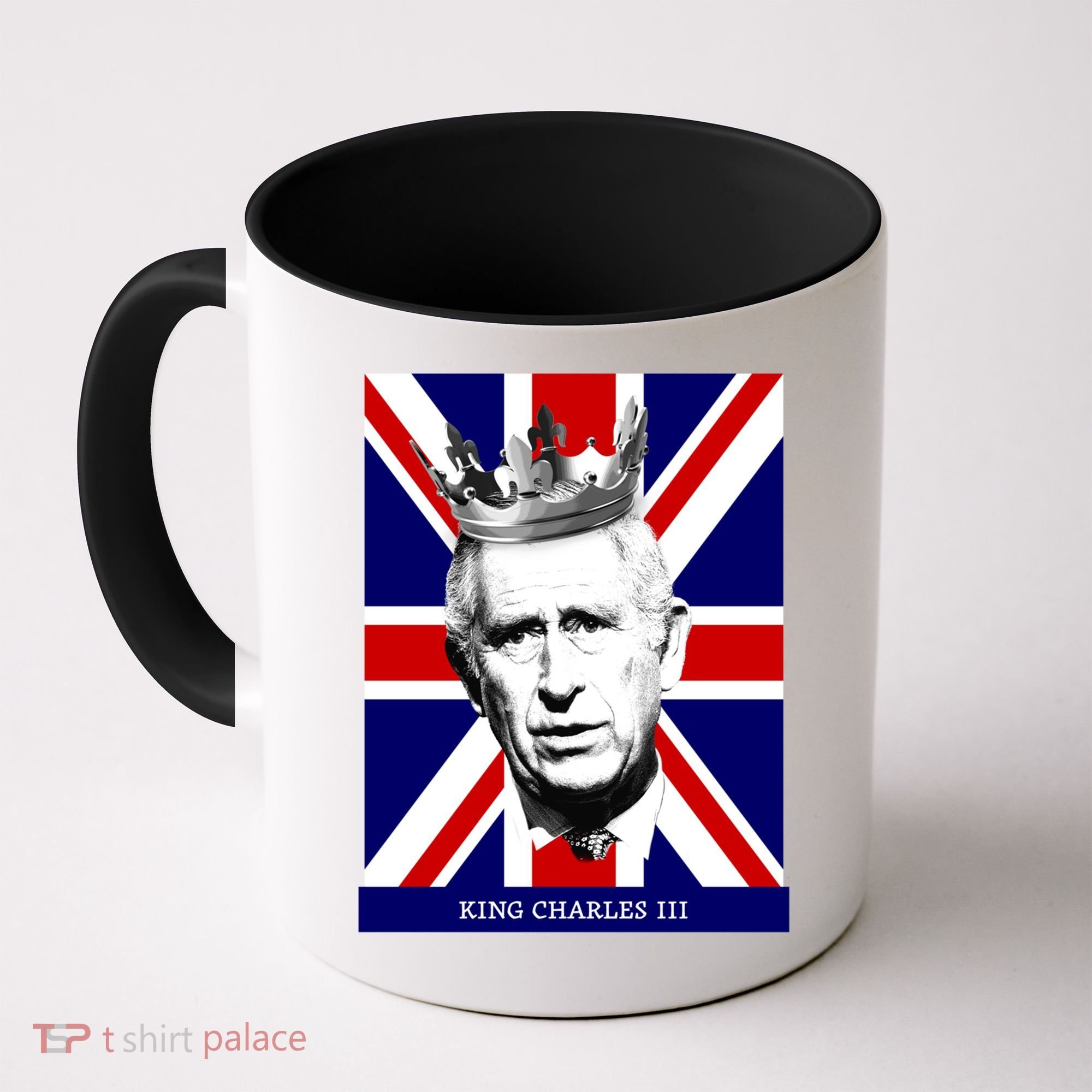 King Charles Iii Funny Gift Union Jack Royal Family Great Gift Coffee Mug