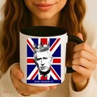King Charles Iii Funny Gift Union Jack Royal Family Great Gift Coffee Mug thumb 3