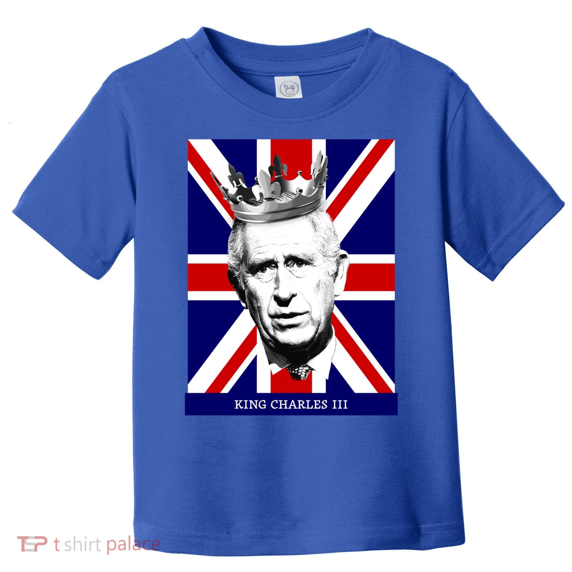 King Charles Iii Funny Gift Union Jack Royal Family Great Gift Toddler T-Shirt