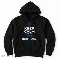 Keep Calm It's My Birthday 12th 12 Year Old Gift Hoodie thumb 0