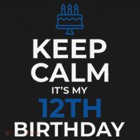 Keep Calm It's My Birthday 12th 12 Year Old Gift Pajama Set thumb 2