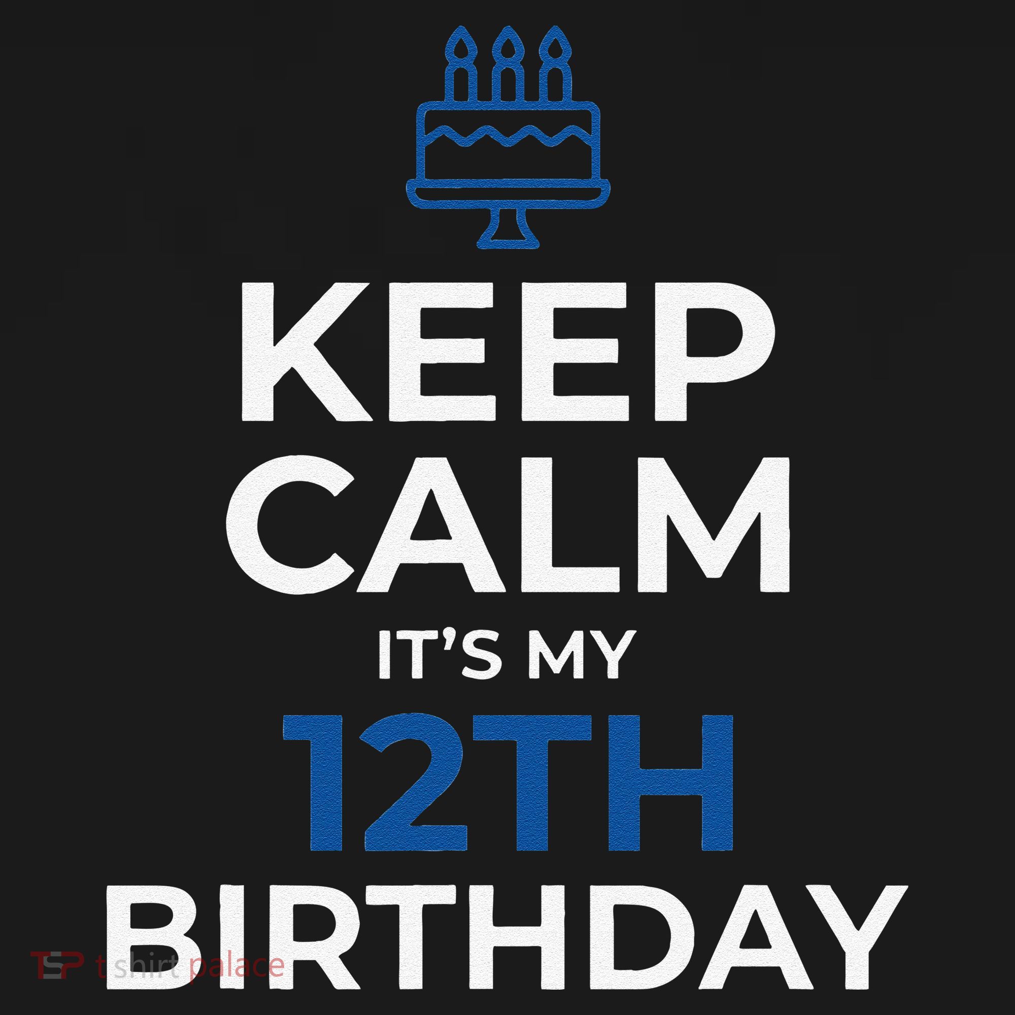 Keep Calm It's My Birthday 12th 12 Year Old Gift Pajama Set