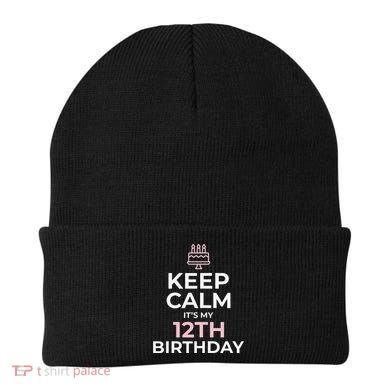 Keep Calm It's My Birthday 12th 12 Year Old Beanie