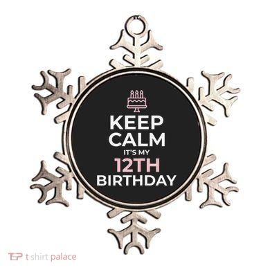 Keep Calm It's My Birthday 12th 12 Year Old Ornament