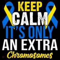 Keep Calm Its Only An Extra Chromosomes Down Syndrome Toddler Hoodie thumb 2