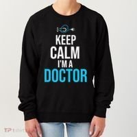 Keep Calm I'm A Doctor Funny Gift Medical Student Gift Women's Sweatshirt thumb 0