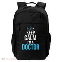 Keep Calm I'm A Doctor Funny Gift Medical Student Gift Backpack thumb 0
