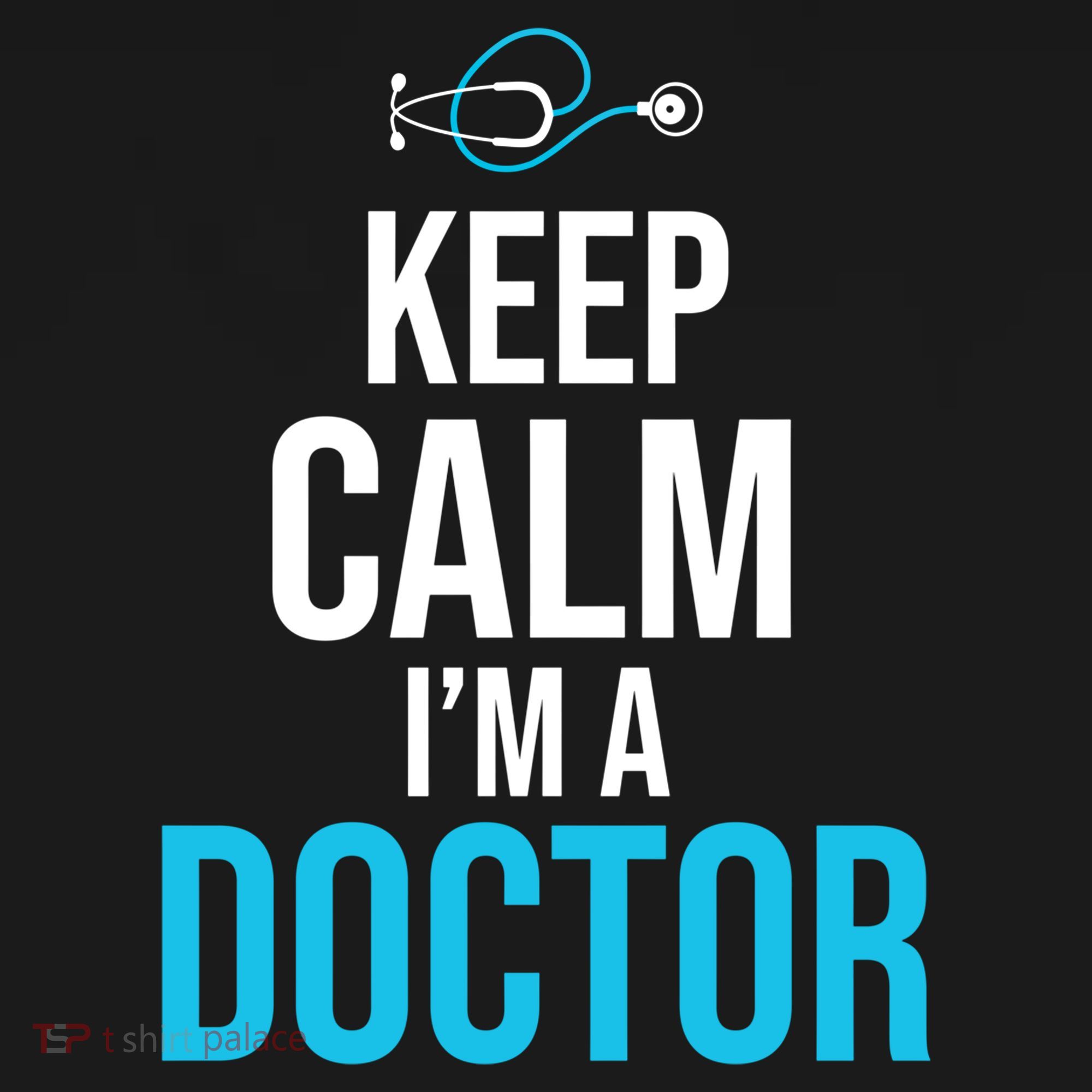 Keep Calm I'm A Doctor Funny Gift Medical Student Gift Women's Hoodie