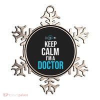 Keep Calm I'm A Doctor Funny Gift Medical Student Gift Ornament thumb 0