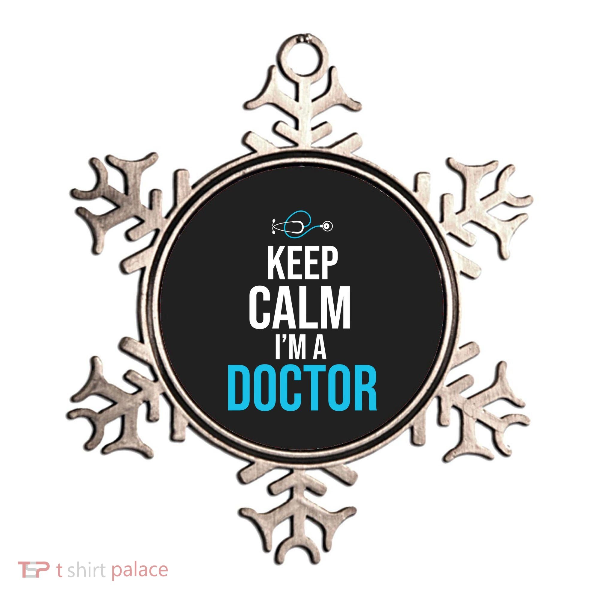Keep Calm I'm A Doctor Funny Gift Medical Student Gift Ornament