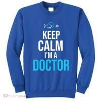 Keep Calm I'm A Doctor Funny Gift Medical Student Gift Sweatshirt thumb 0