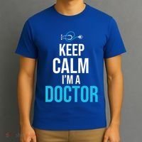 Keep Calm I'm A Doctor Funny Gift Medical Student Gift T-Shirt thumb 3