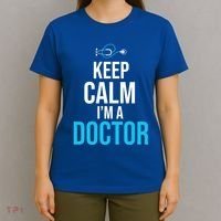 Keep Calm I'm A Doctor Funny Gift Medical Student Gift T-Shirt thumb 4